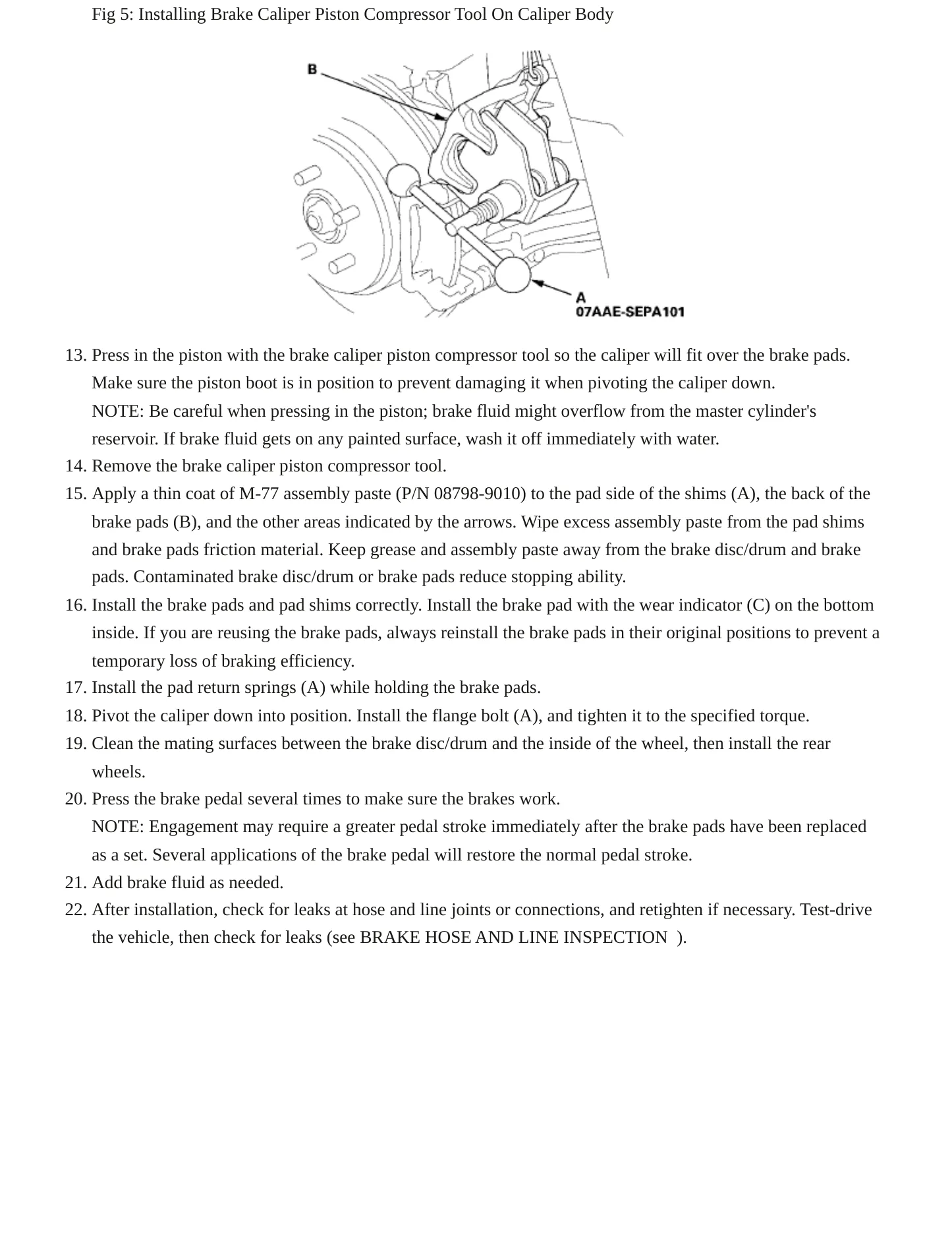 2013 Honda Pilot Service and Repair Manual preview page 6