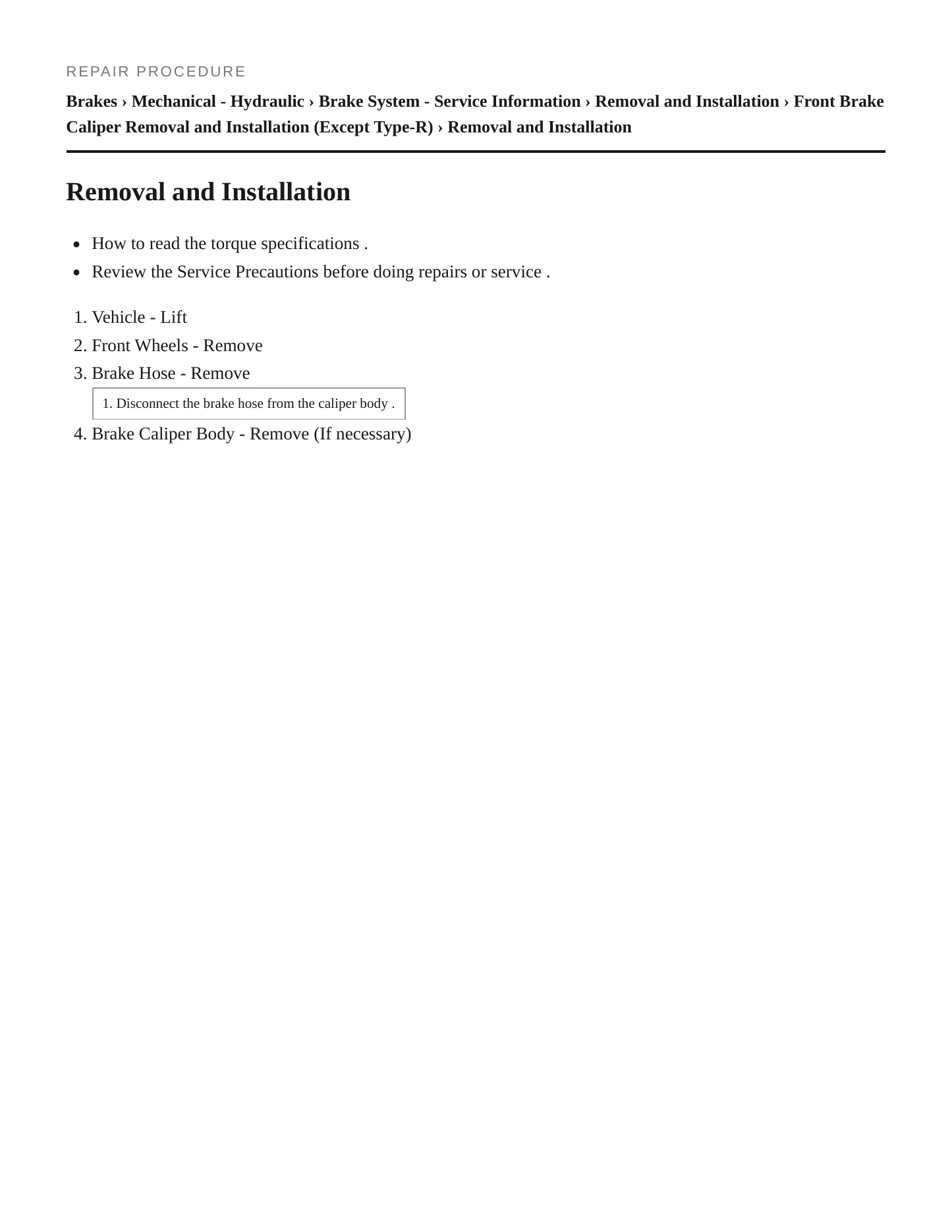 2017 Honda Civic Service and Repair Manual preview page 5