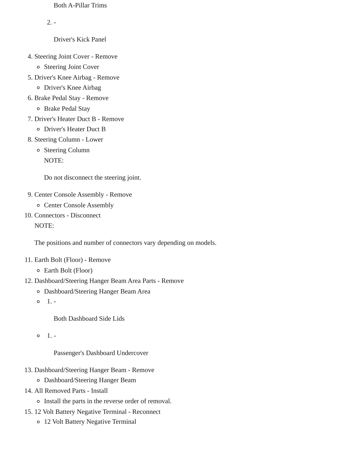 2023 Honda HR-V Service and Repair Manual preview page 7