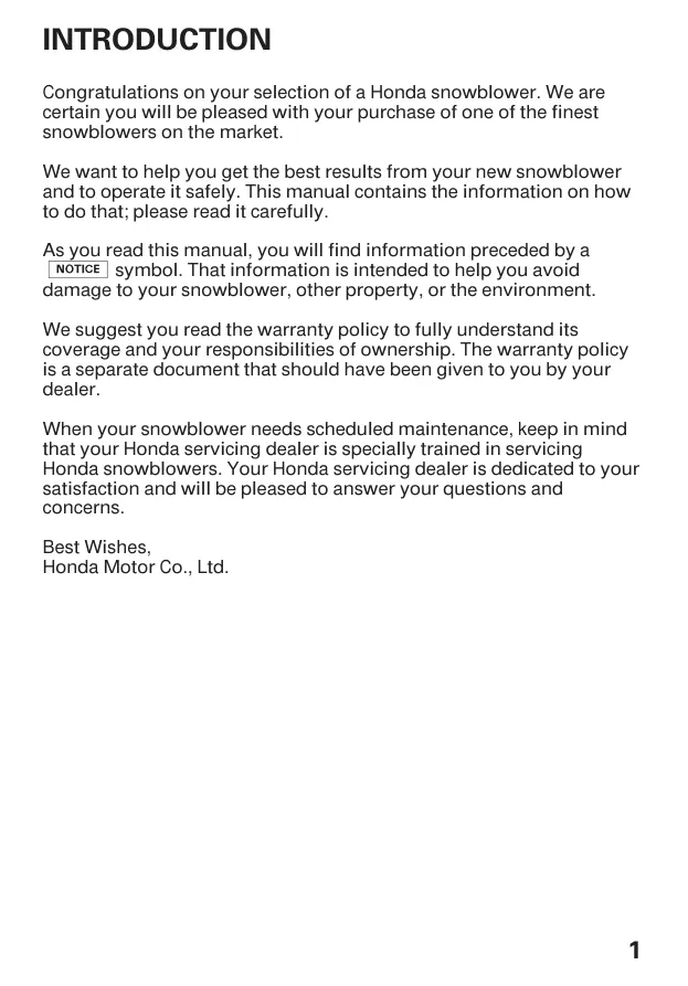 Honda Snow Thrower Machine Service & Repair Manual Set preview page 3