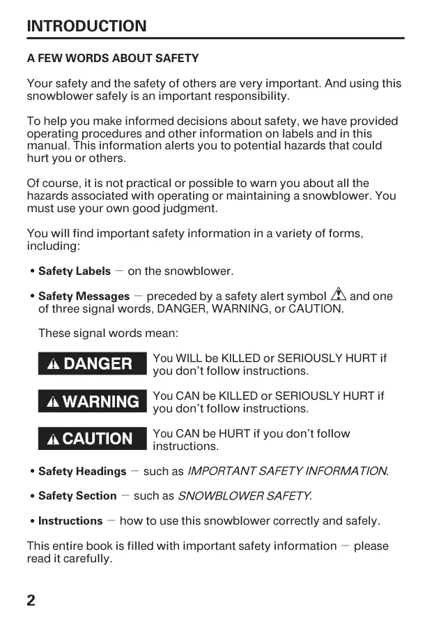 Honda Snow Thrower Machine Service & Repair Manual Set preview page 4