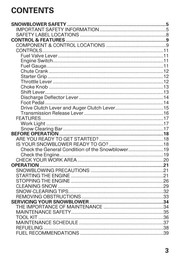 Honda Snow Thrower Machine Service & Repair Manual Set preview page 5