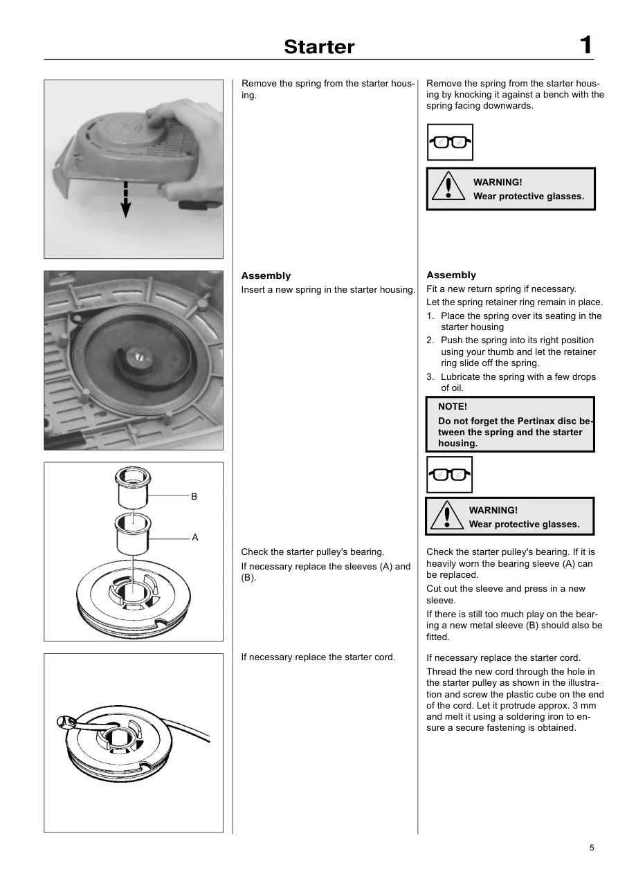 Husqvarna Brush cutters Trimmers Pruners Pruning saws Hedge Ice drills Blowers Service & Repair Manual preview page 6