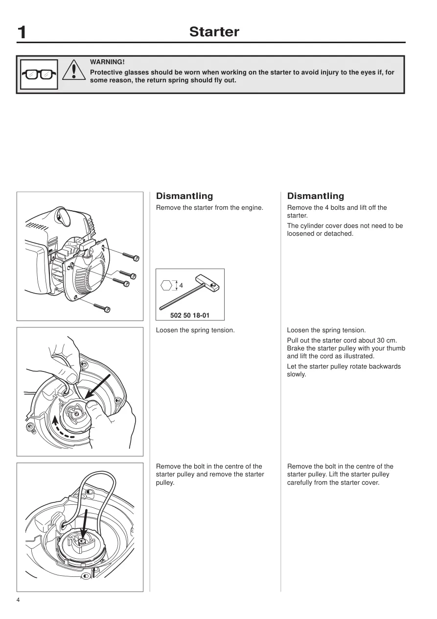 Husqvarna Brushcutter Trimmer 343R/345RX/343F/345FX/345FXT Service & Repair Manual preview page 6