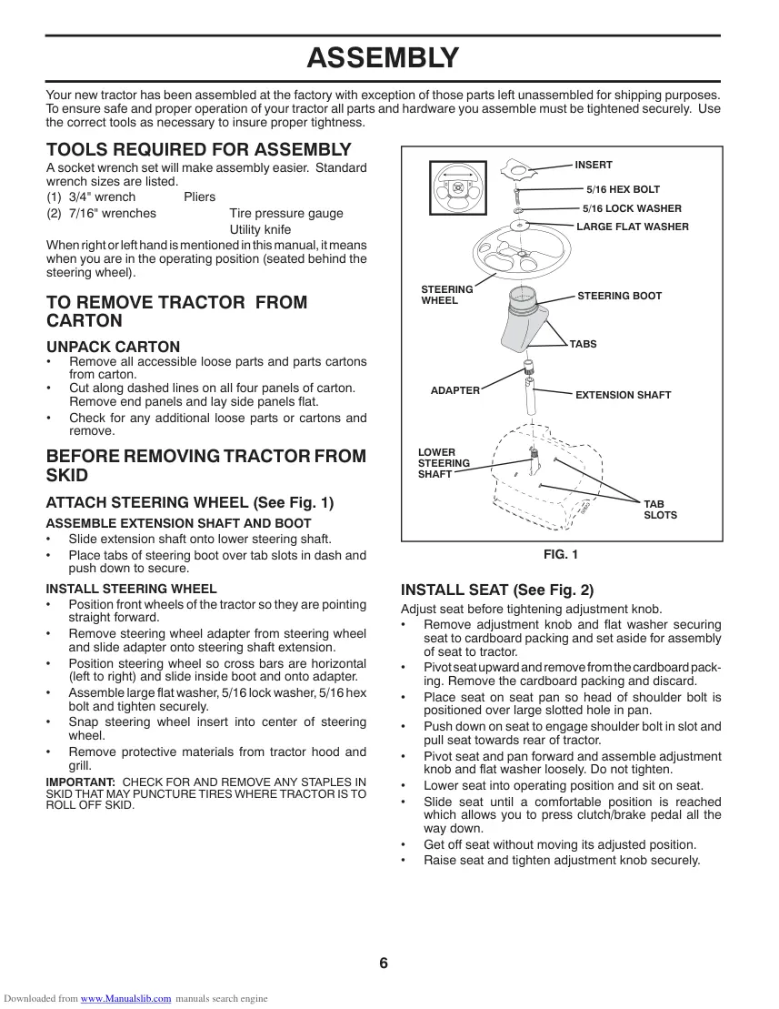 Husqvarna LTH1797 Riding Mower Operator's Manual preview page 6