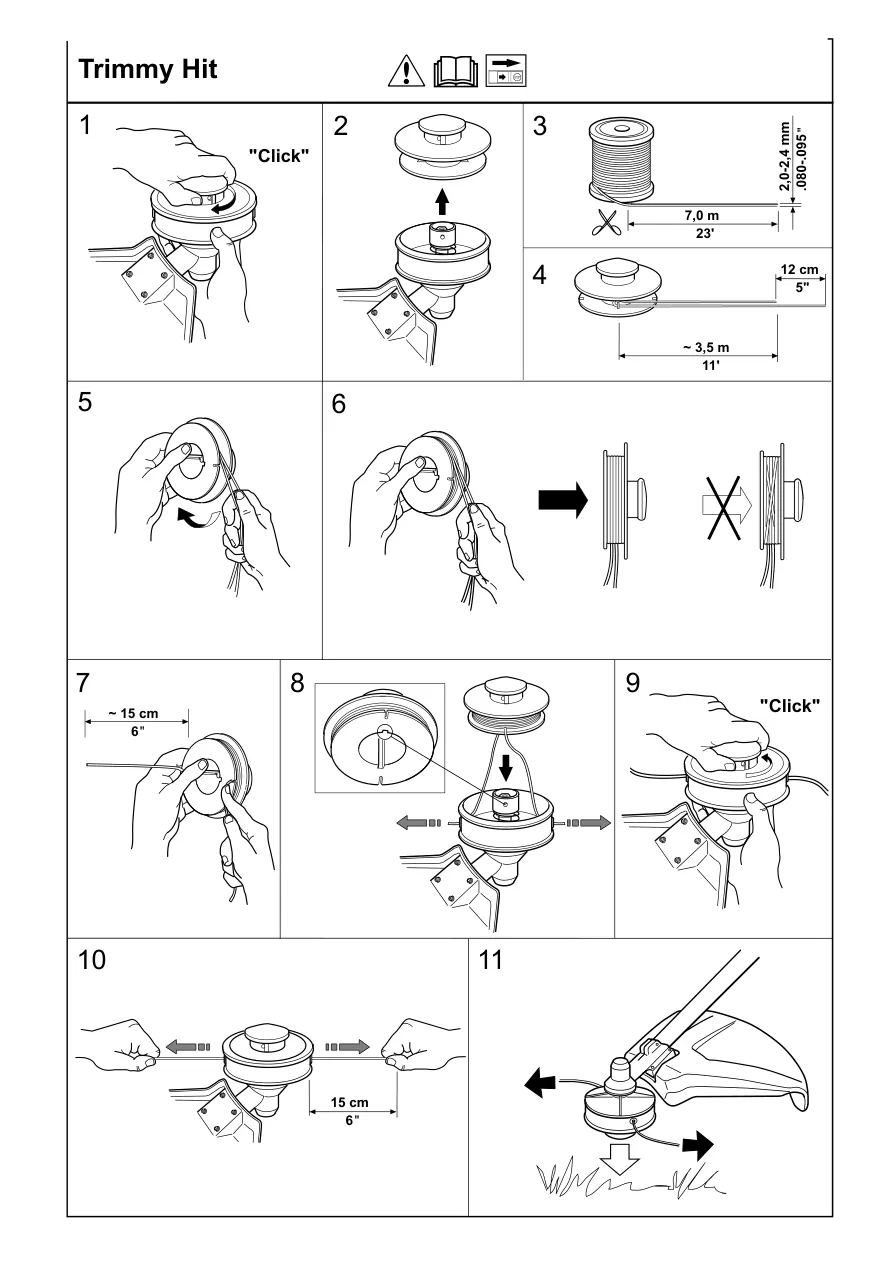 Husqvarna Trimmer heads Service & Repair Manual preview page 4