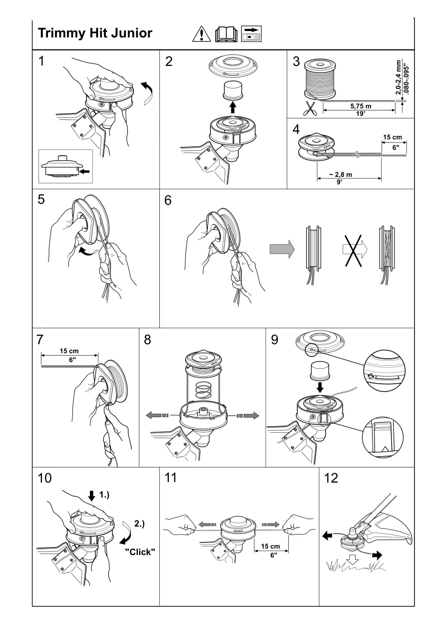 Husqvarna Trimmer heads Service & Repair Manual preview page 5