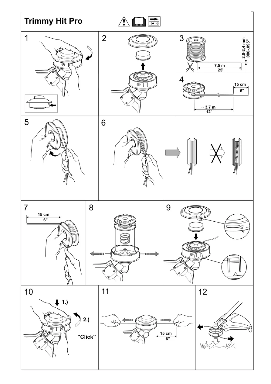 Husqvarna Trimmer heads Service & Repair Manual preview page 6