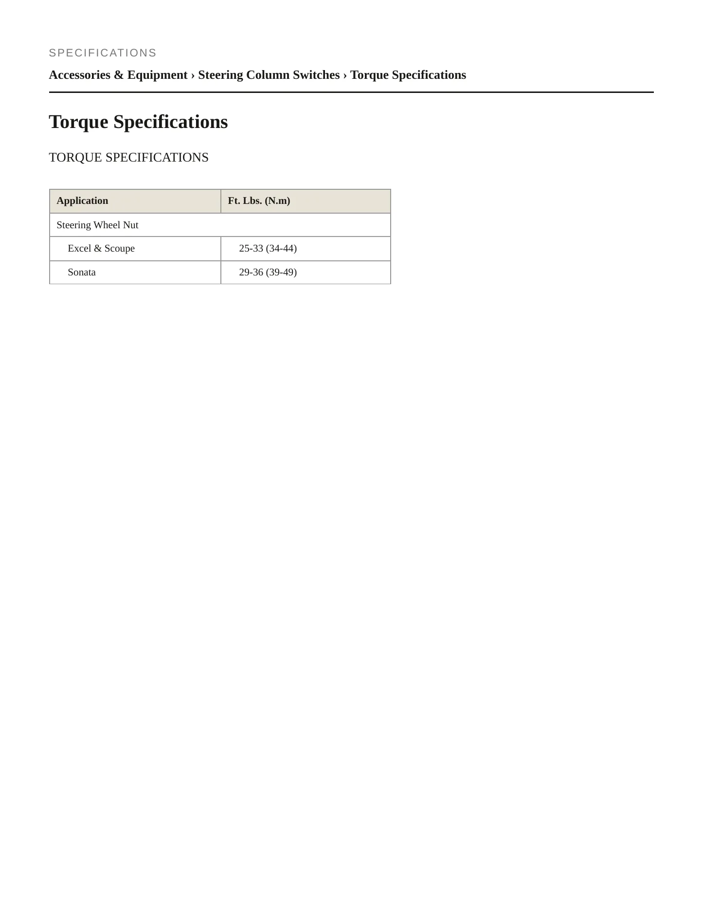 1991 Hyundai Sonata service manual page 2