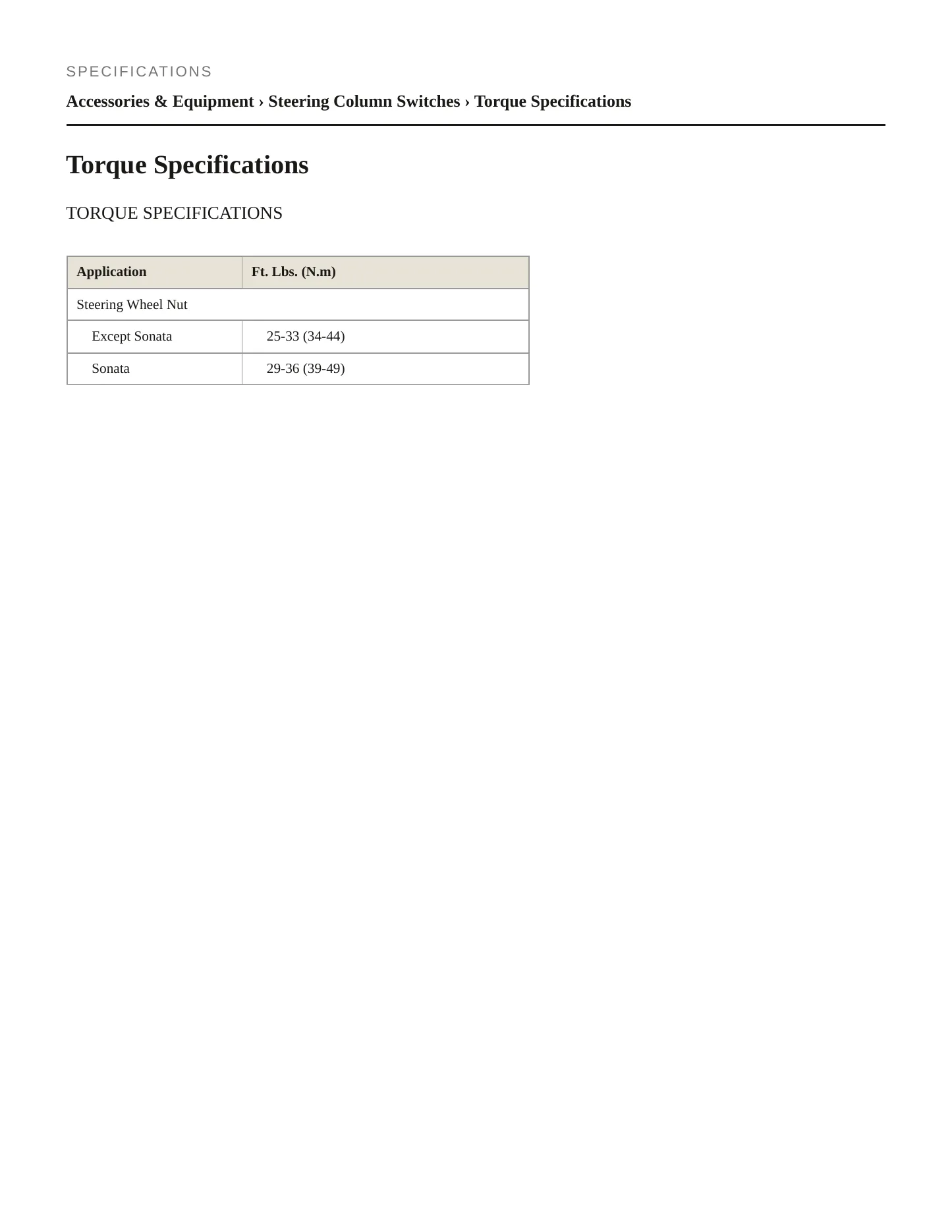 1992 Hyundai Sonata service manual page 2