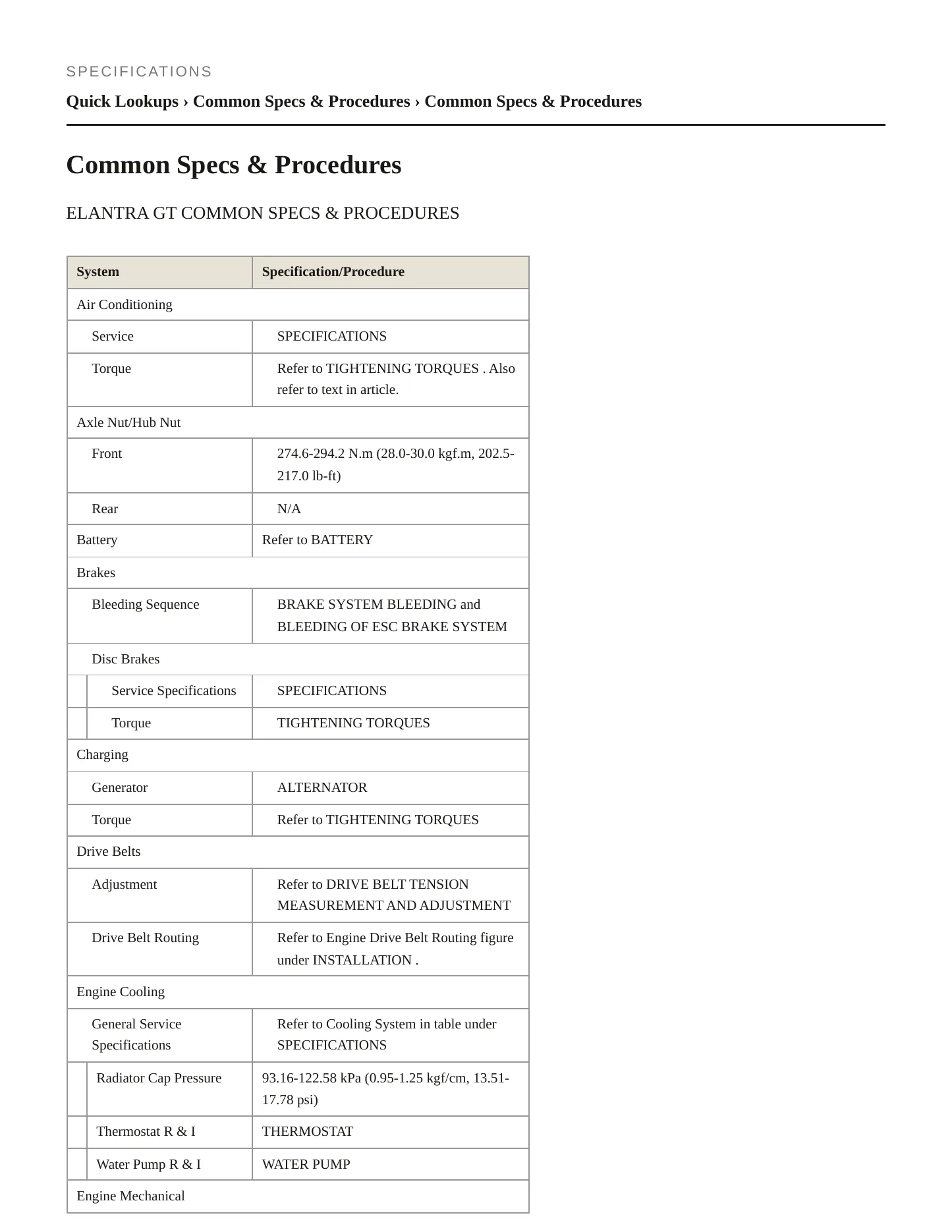 2017 Hyundai Elantra GT Service and Repair Manual preview page 2