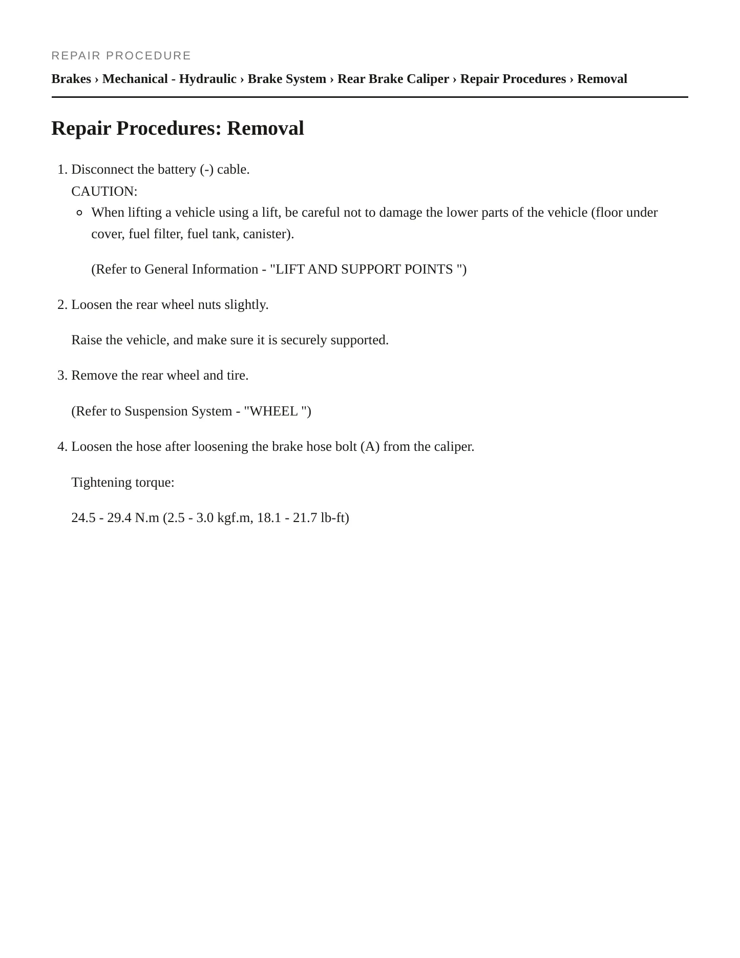 2023 Hyundai Elantra N Service and Repair Manual preview page 4