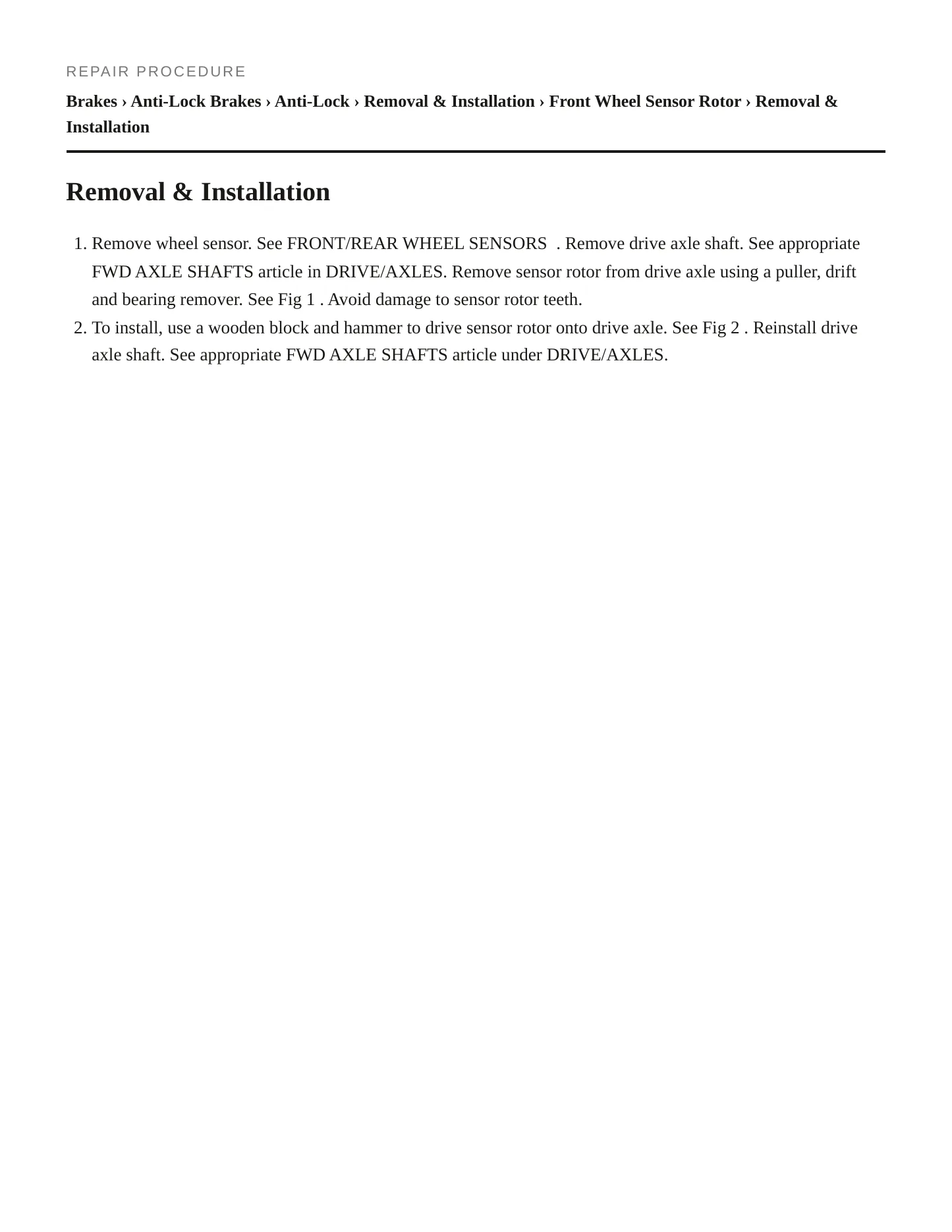 2001 INFINITI G20 Service and Repair Manual preview page 4
