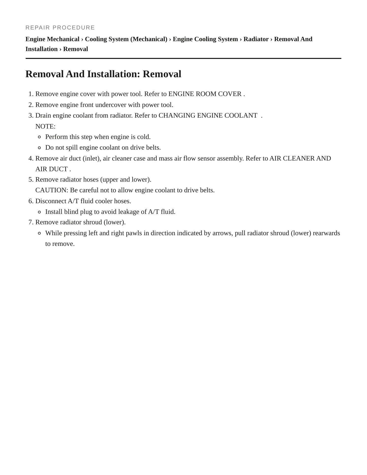 2004 INFINITI FX45 Service and Repair Manual preview page 3