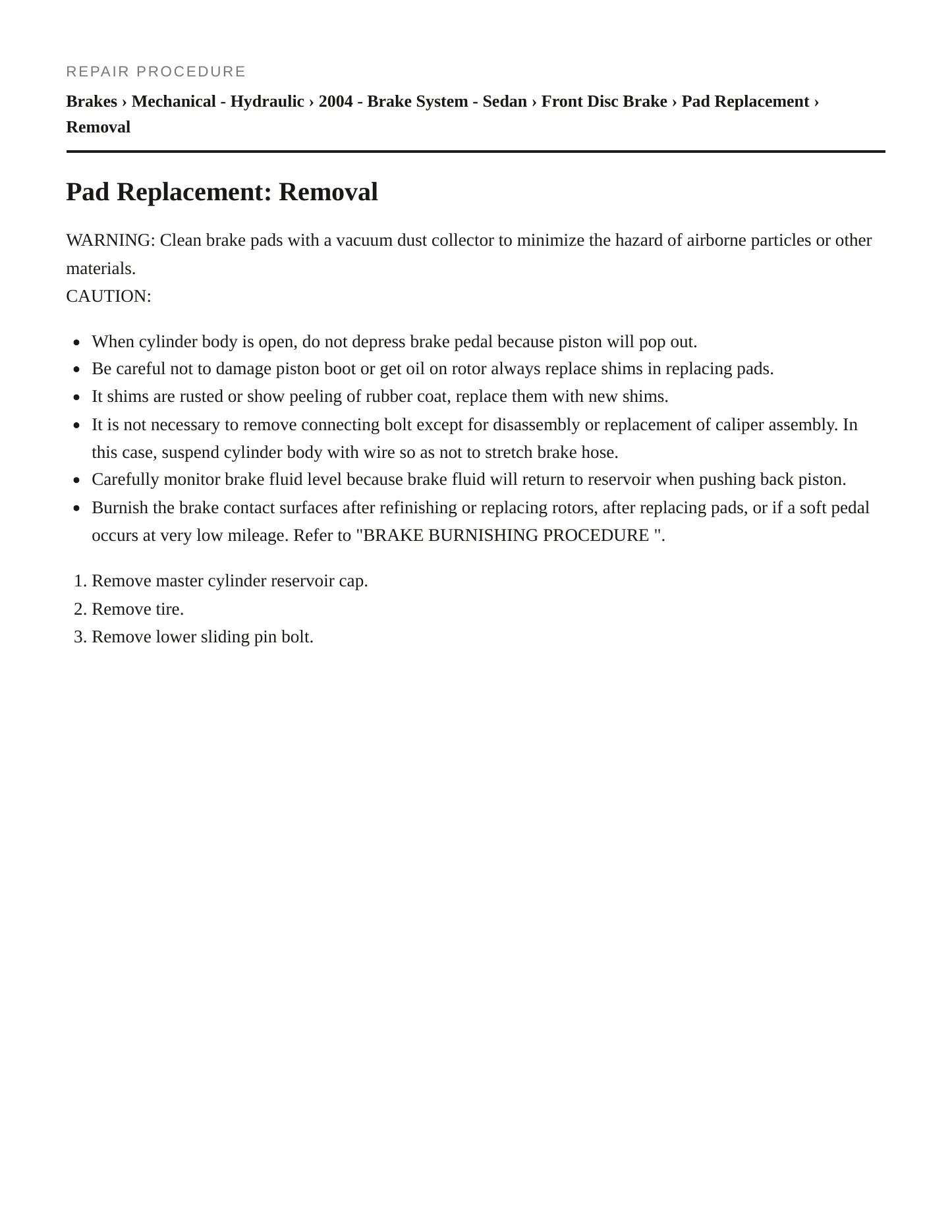 2004 INFINITI G35 Service and Repair Manual preview page 3