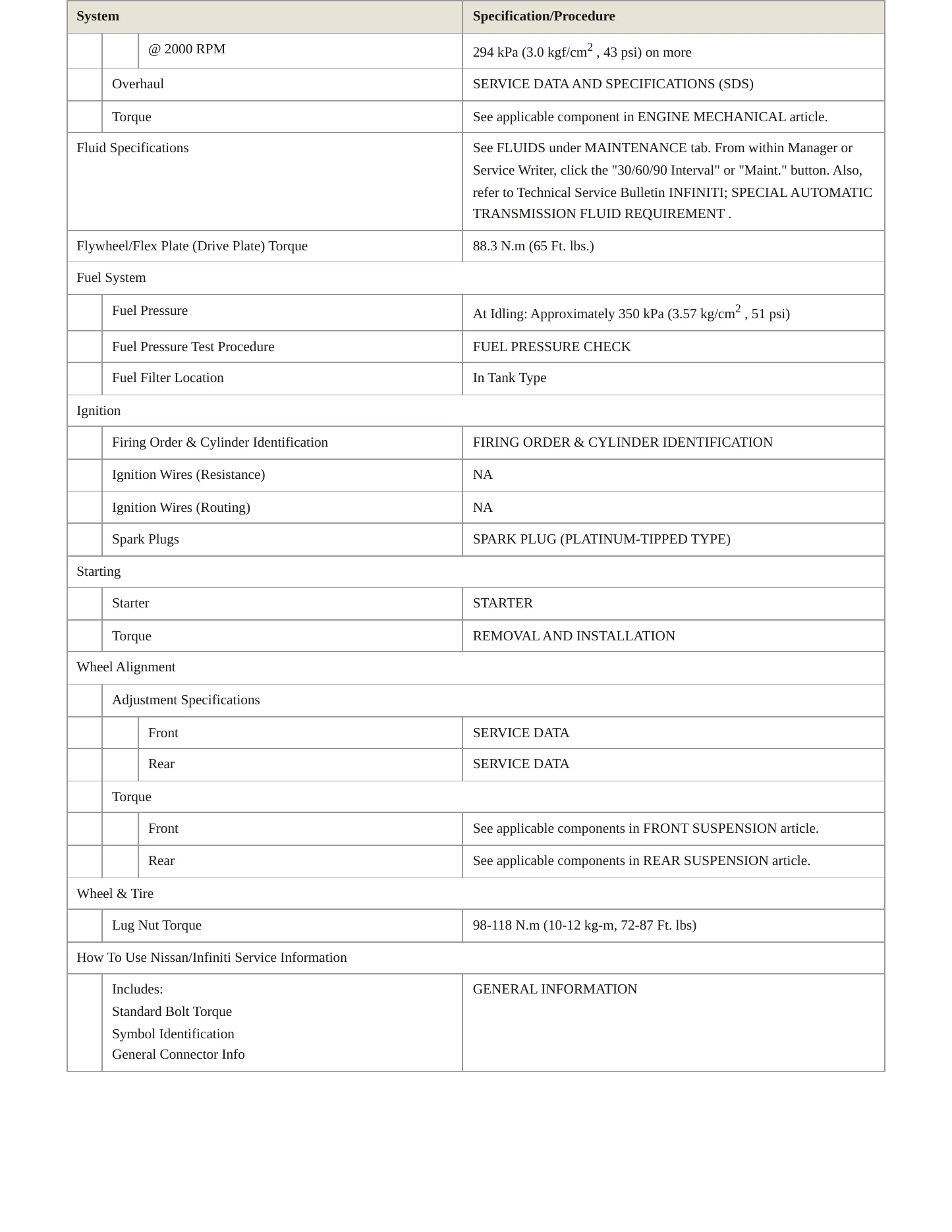 2005 INFINITI Q45 Service and Repair Manual preview page 3