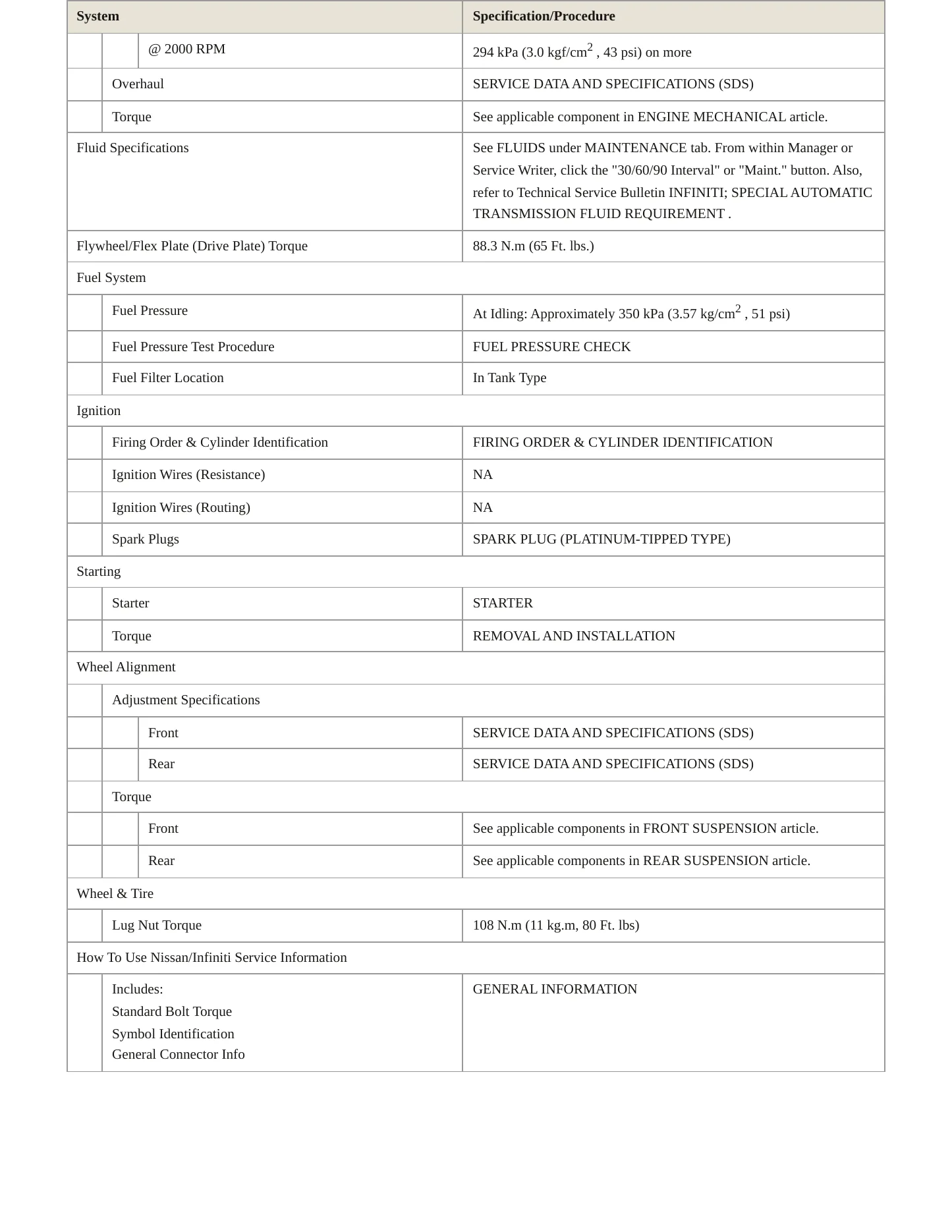 2006 INFINITI Q45 Service and Repair Manual preview page 3