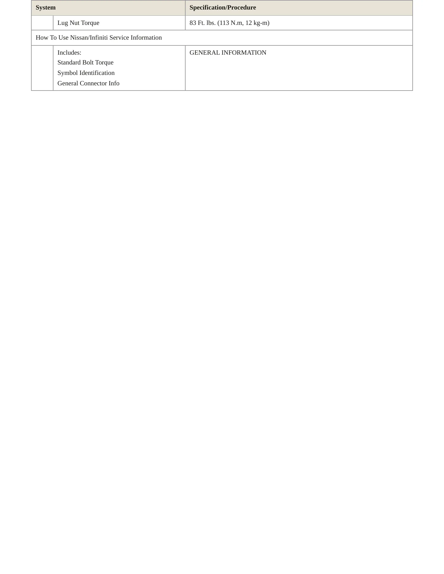 2013 INFINITI JX35 Service and Repair Manual preview page 4