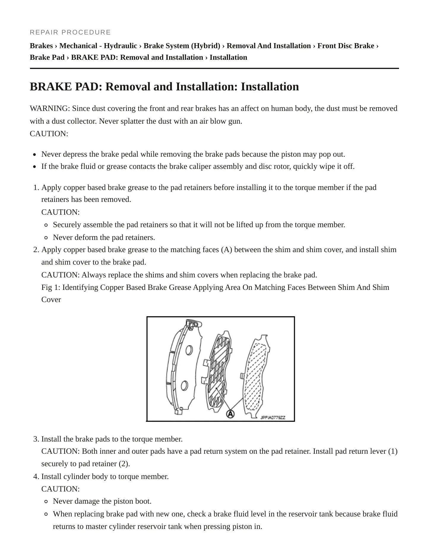 2014 INFINITI Q70 Service and Repair Manual preview page 5
