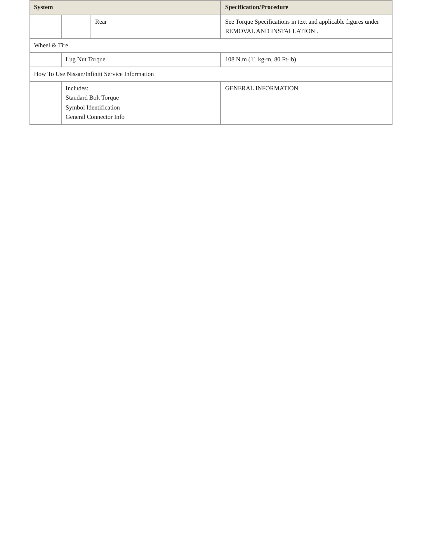 2016 INFINITI QX70 Service and Repair Manual preview page 4