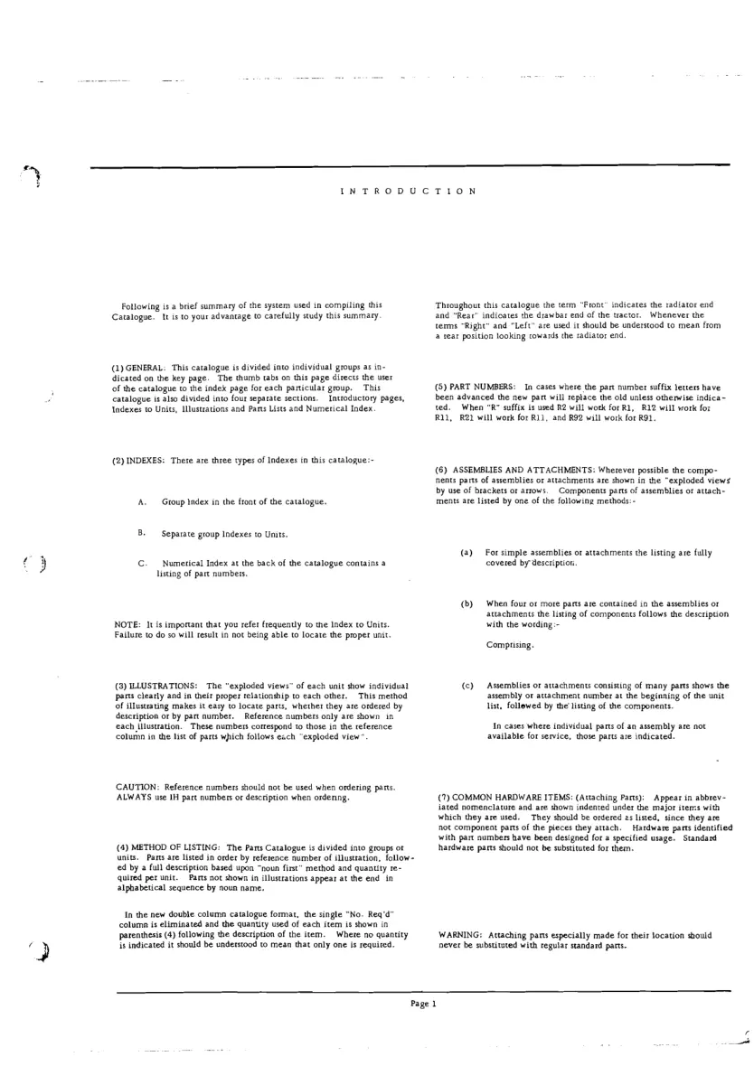 International Harvester 434 Series Tractor Service & Repair Manual preview page 2