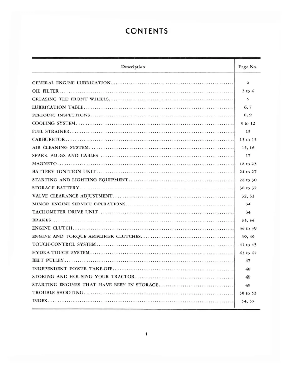 International Harvester Farmall Cub Tractor Preventive Service & Repair Manual preview page 3
