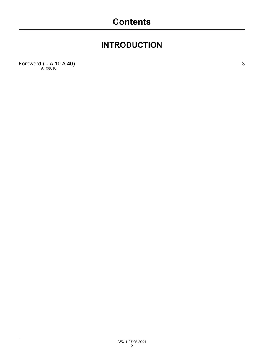 International Harvester IH 8010 Tractor Service & Repair Manual preview page 4