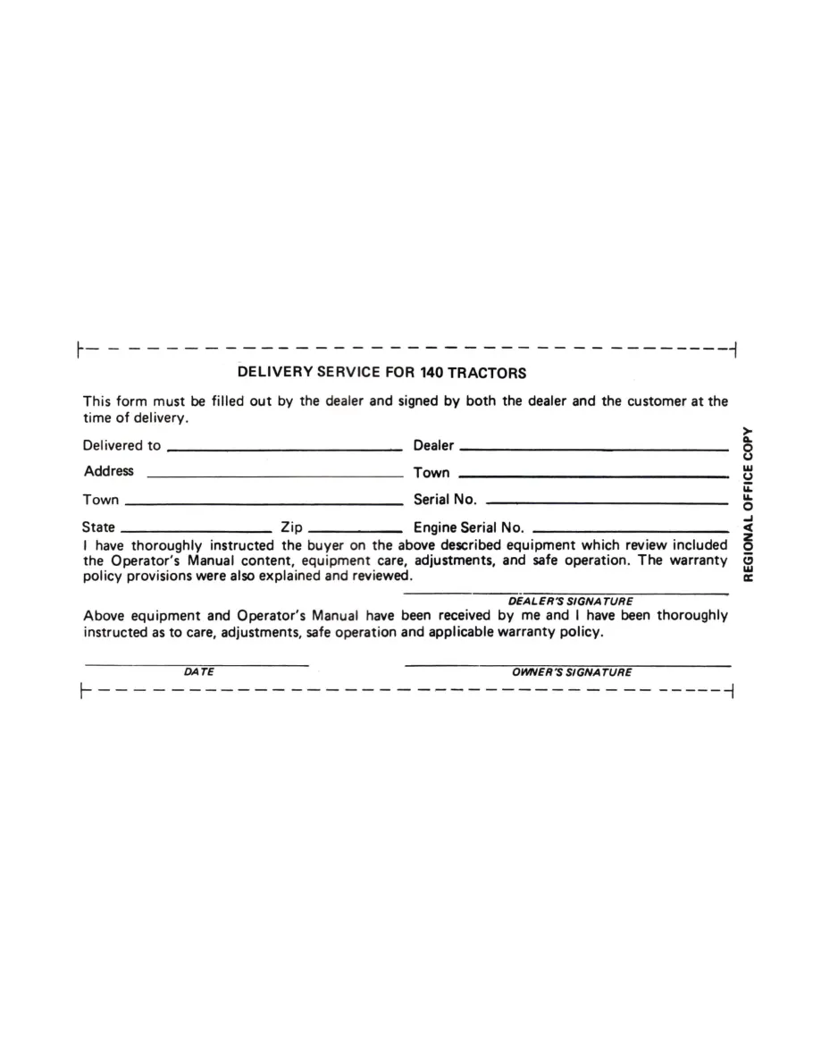 International Harvester IH Farmall 140 Tractor Operator's Manual preview page 4