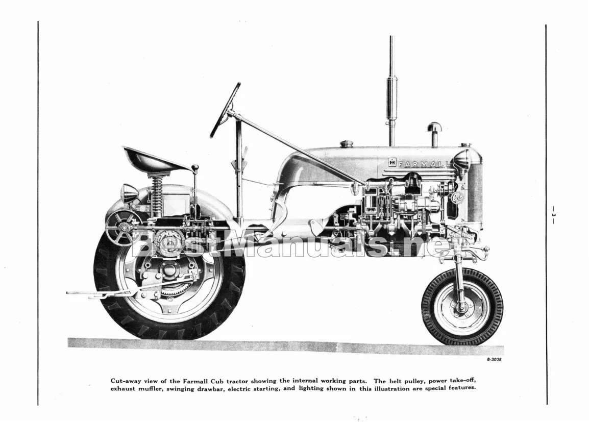 International Harvester IH Farmall Cub Lo-Boy Tractor Parts Manual preview page 5