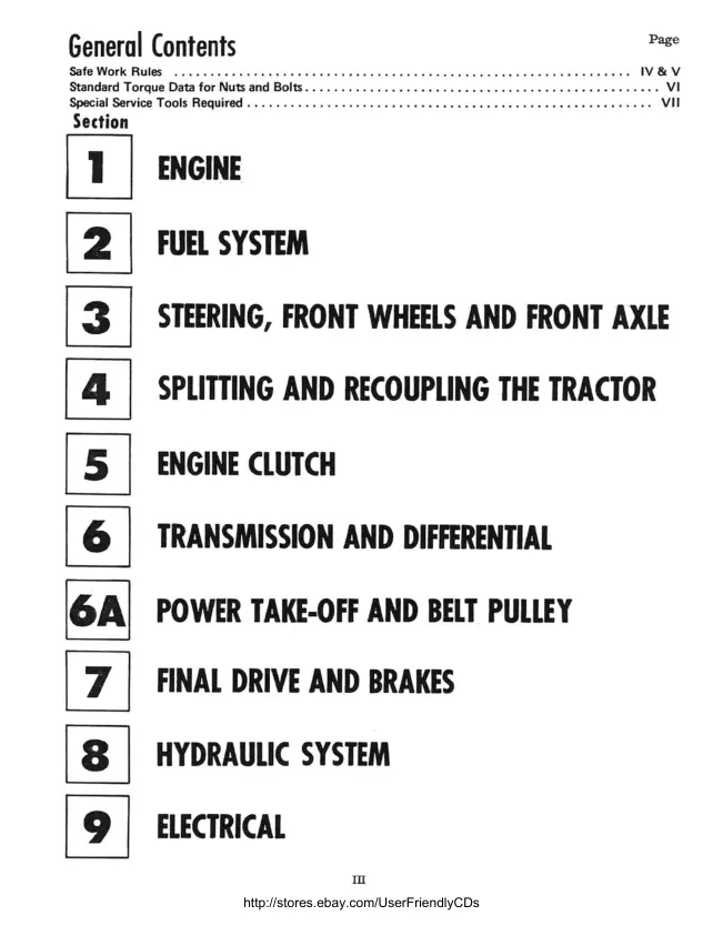 International Harvester IH Farmall Cub & LoBoy Lo-Boy Tractor Service & Repair Manual preview page 4
