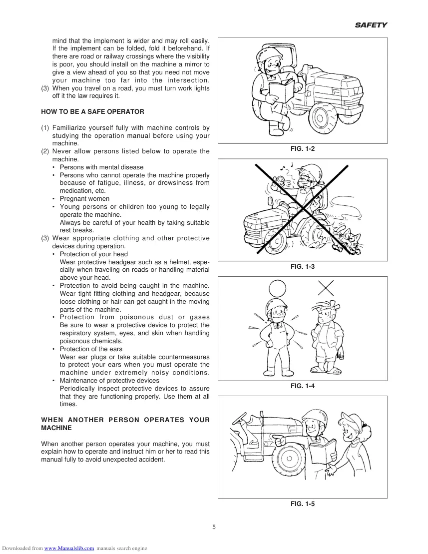 Iseki TH4330 TH4290 TH4260 Tractor Operator's Manual preview page 5