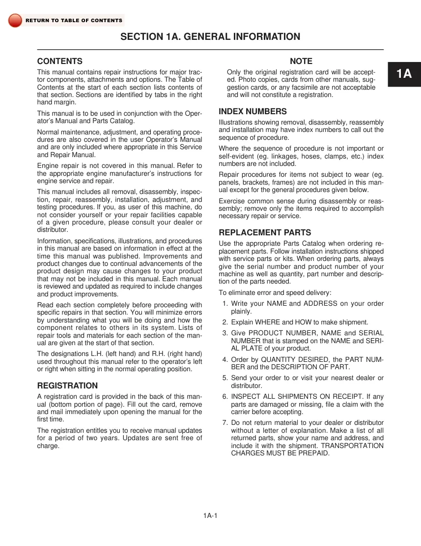 Jacobsen LF-3400 & LF-3800 Riding Mower Service & Repair Manual preview page 4