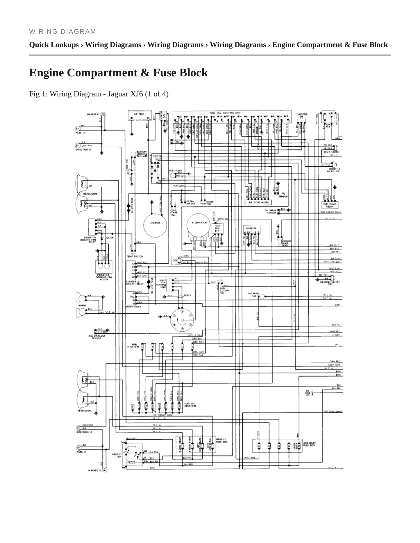 1982 Jaguar XJ6 Service and Repair Manual preview page 5