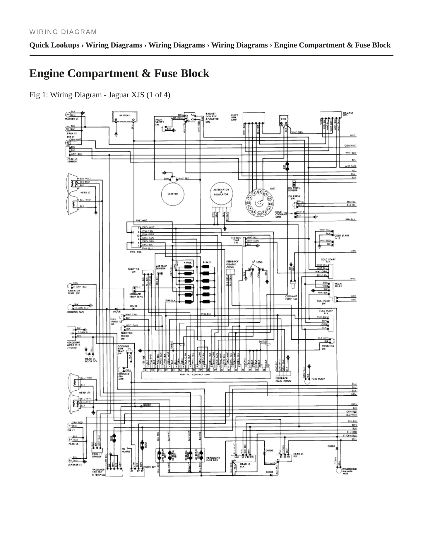 1982 Jaguar XJS Service and Repair Manual preview page 5