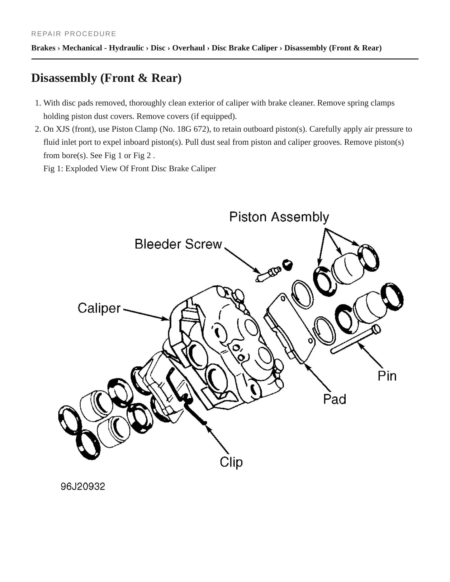 1996 Jaguar XJS Service and Repair Manual preview page 5