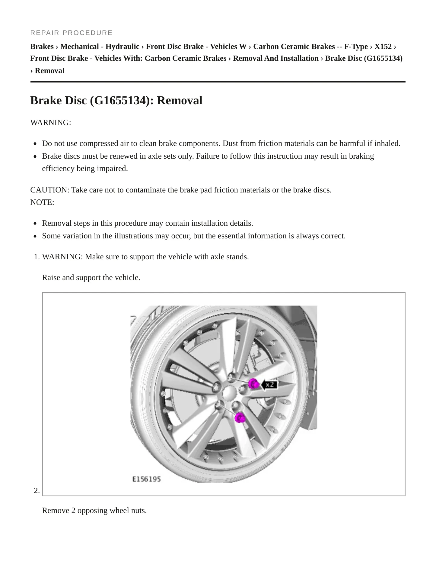 2016 Jaguar F-Type Service and Repair Manual preview page 6