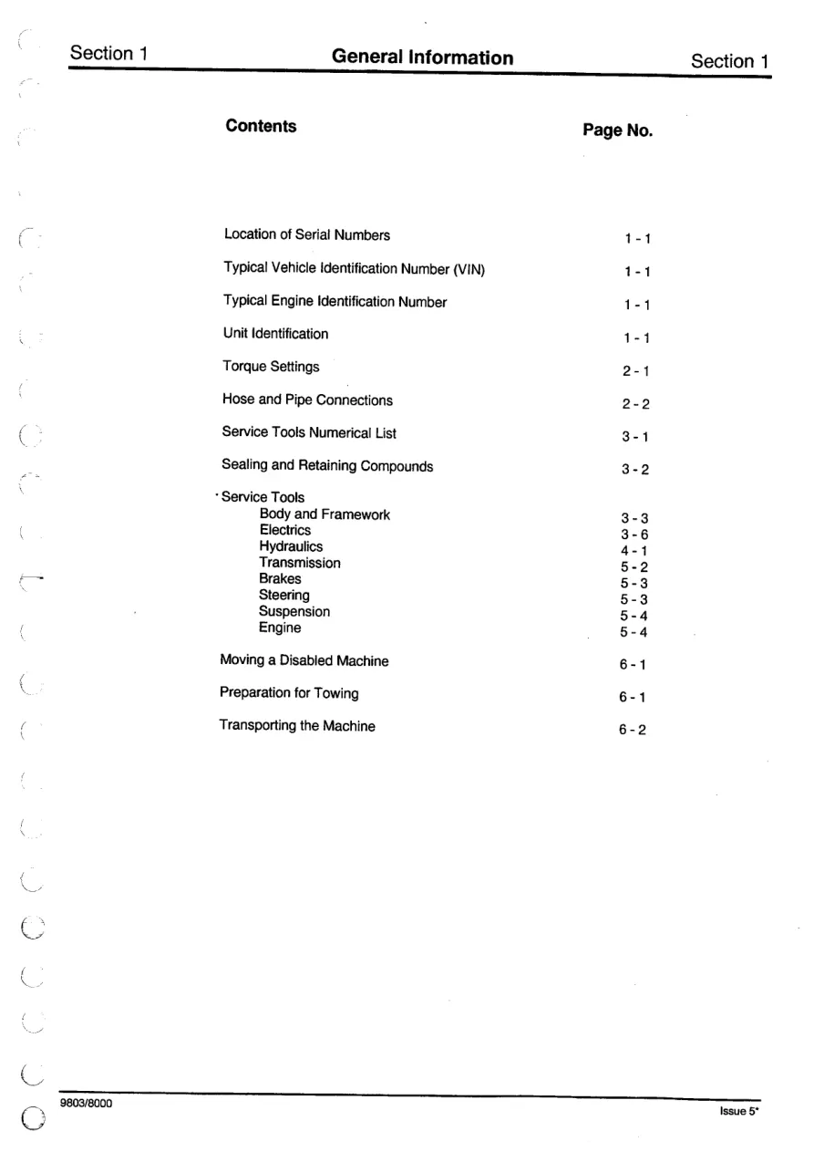 JCB 125 135 145 150 155 185 Fastrac Tractor Service & Repair Manual preview page 2