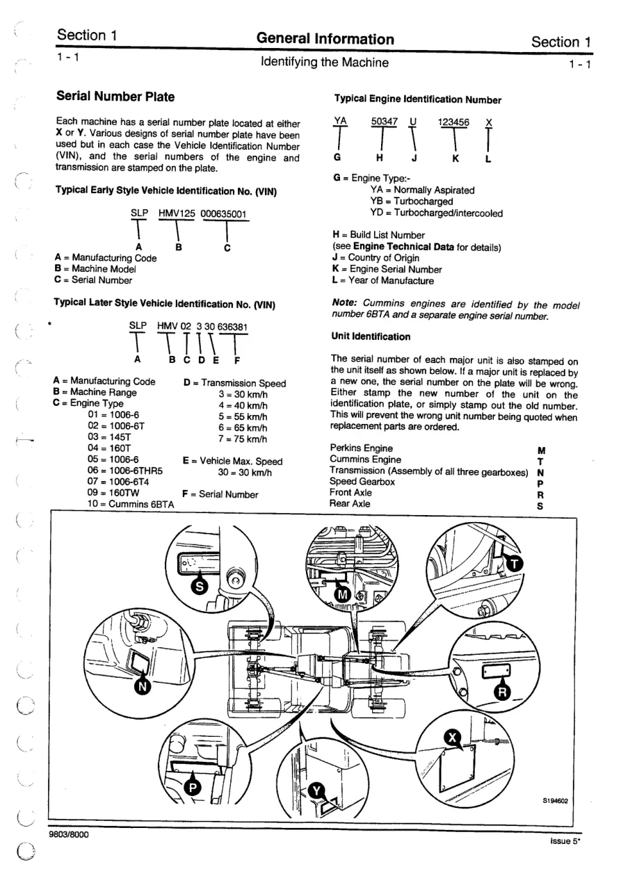 JCB 125 135 145 150 155 185 Fastrac Tractor Service & Repair Manual preview page 3