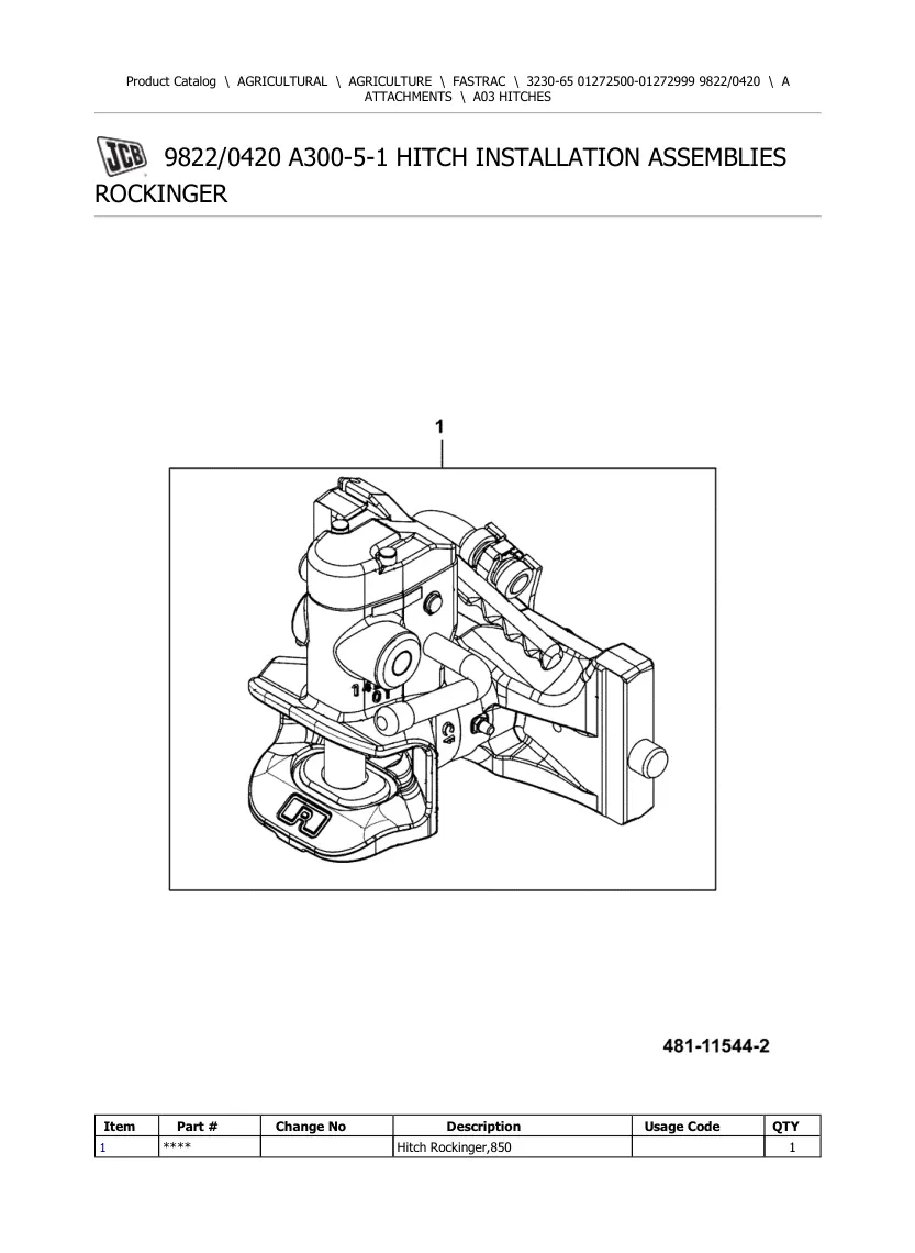 JCB 3230 Plus Fastrac Tractor Service & Repair Manual preview page 3
