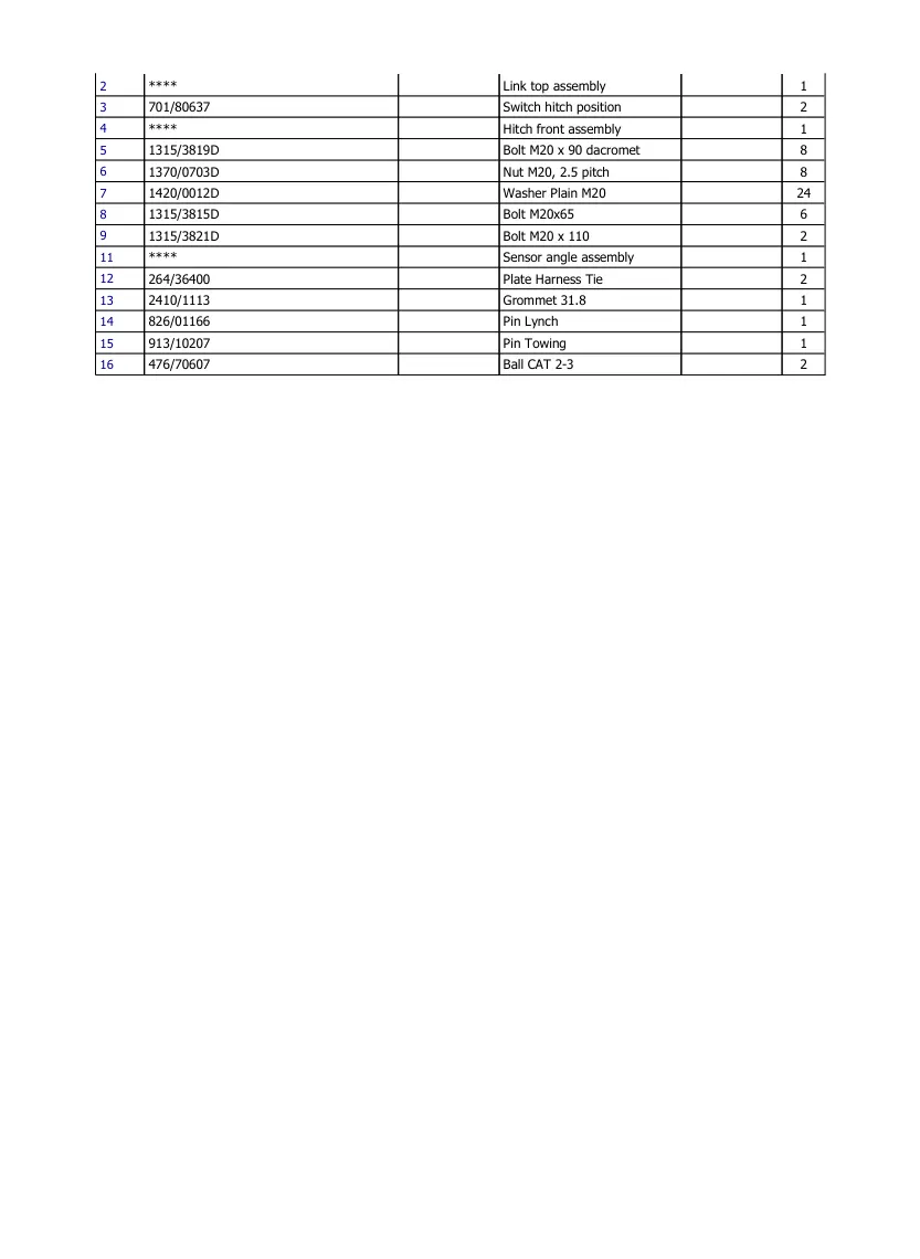 JCB 8310 Fastrac Tractor Parts Manual preview page 2