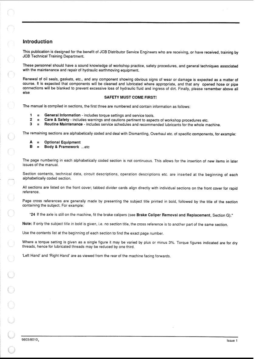 JCB Fastrac 1115 1125 1135 1115s Tractor Service & Repair Manual preview page 2