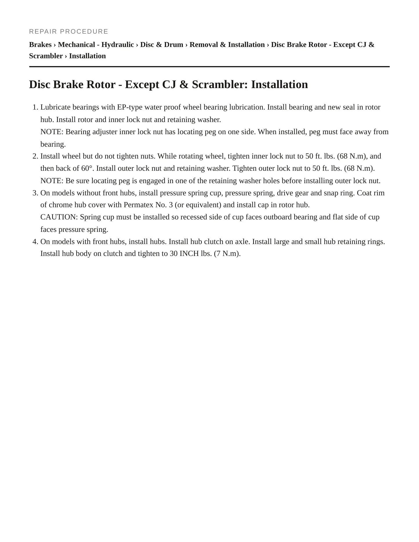 1983 Jeep J20 Service and Repair Manual preview page 3