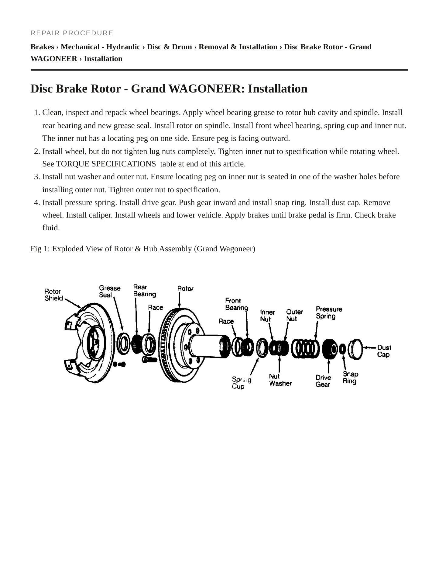 1989 Jeep Wrangler Service and Repair Manual preview page 3