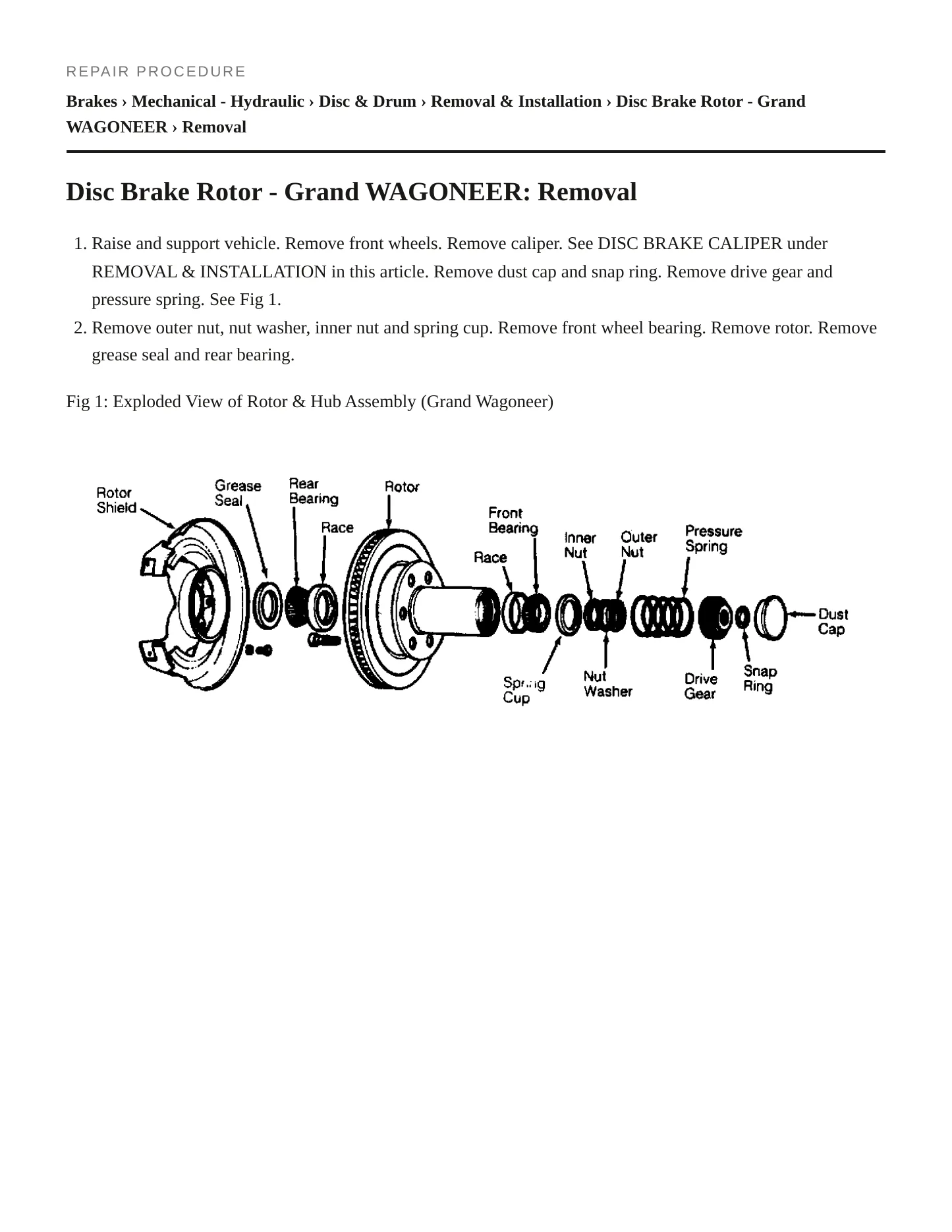 1990 Jeep Wrangler Service and Repair Manual preview page 3