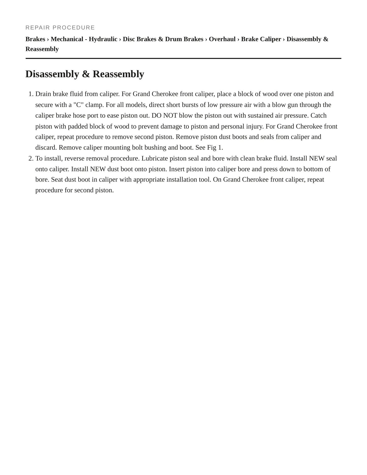 2002 Jeep Grand Cherokee Service and Repair Manual preview page 5