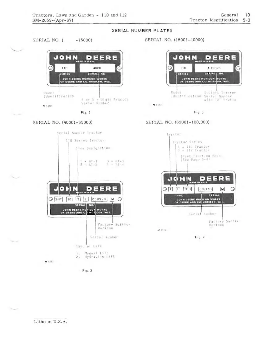John Deere 110 112 Tractors Service & Repair Manual preview page 6