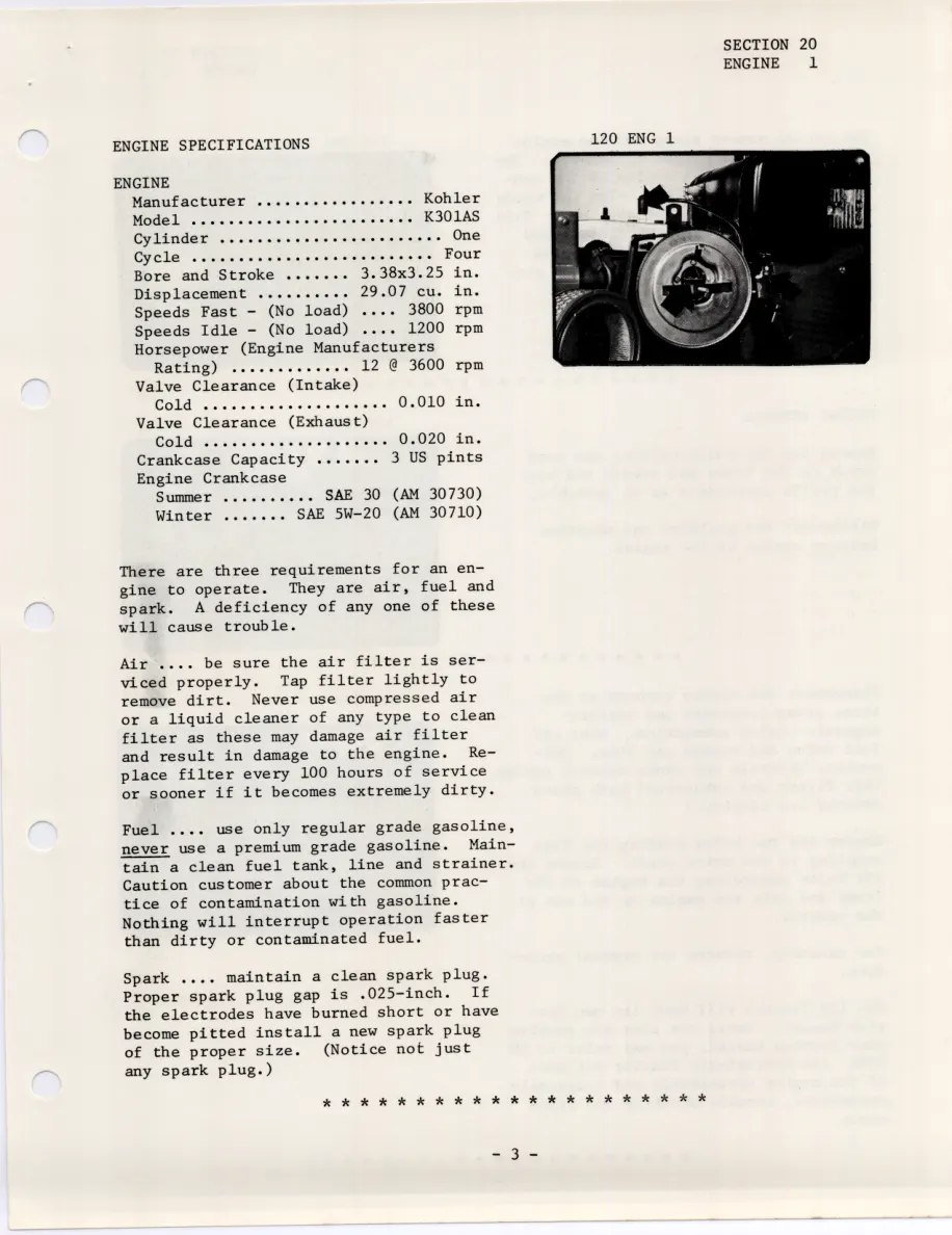 John Deere Hydrostatic Tractor 120 Service & Repair Manual preview page 5