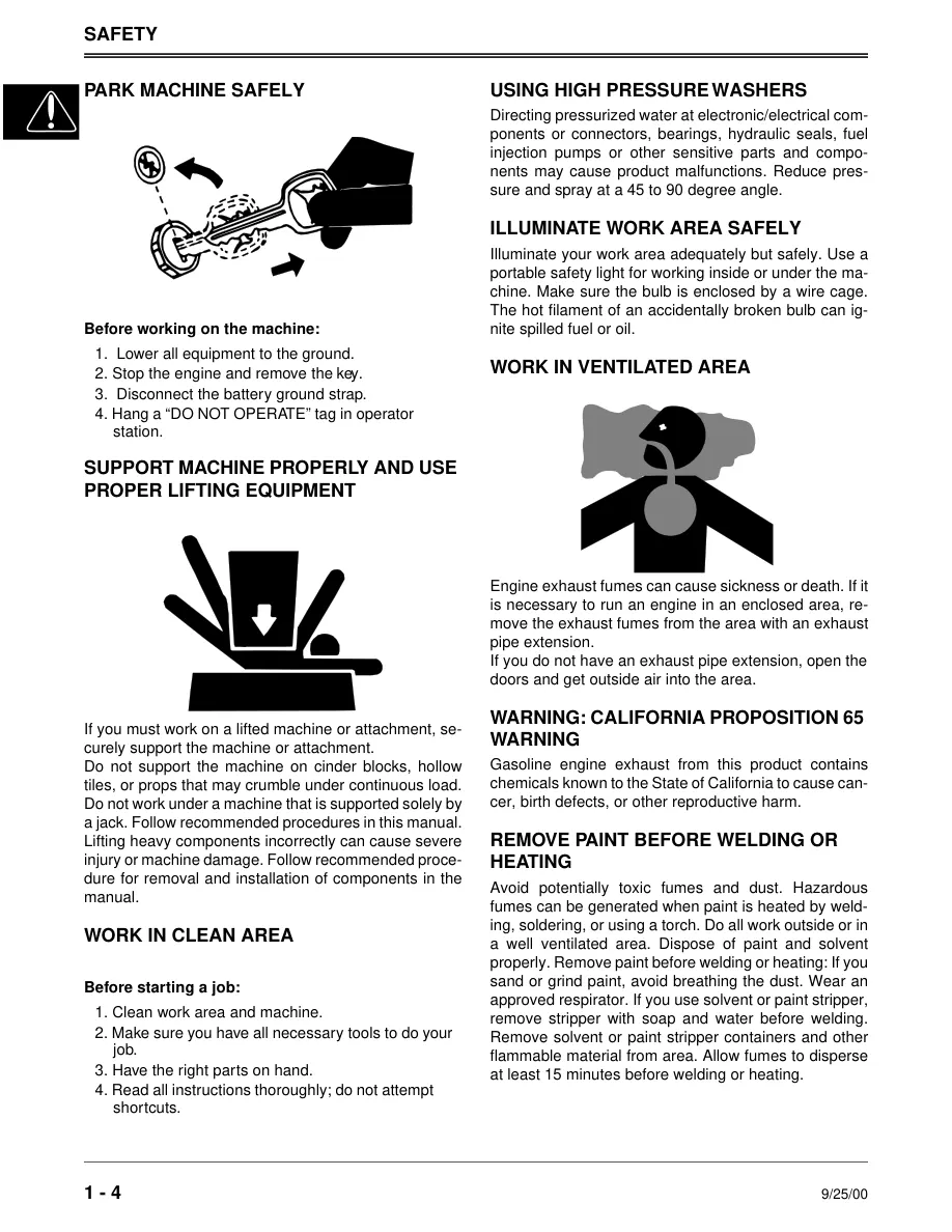 John Deere LT133 LT155 LT166 Lawn Garden Tractor Service & Repair Manual preview page 6