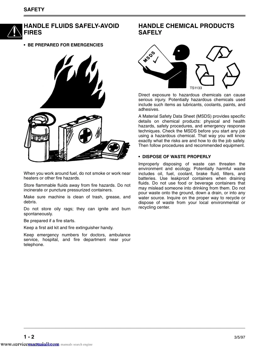 John Deere Sabre Lawn Tractor 38 Inch 46 Service & Repair Manual preview page 3