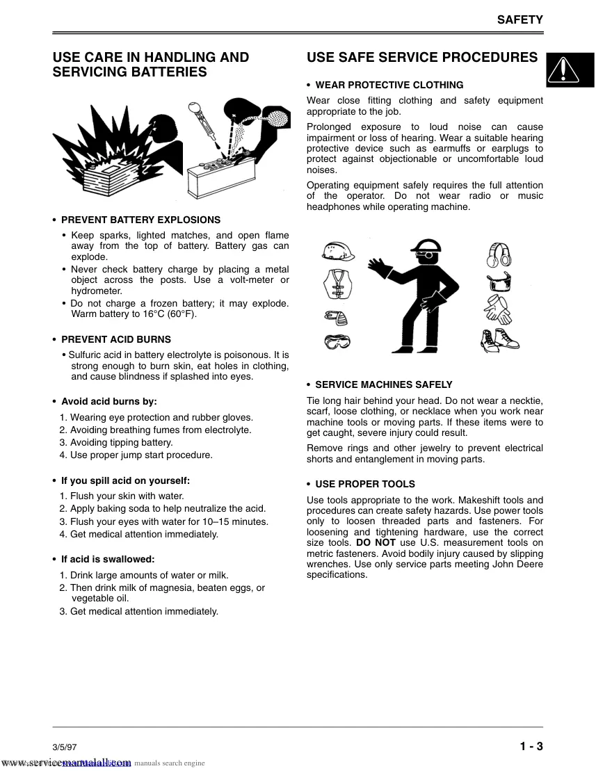 John Deere Sabre Lawn Tractor 38 Inch 46 Service & Repair Manual preview page 4